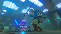 Link fighting in Breath of the Wild