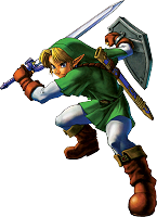 Link is fighting Ocarina of Time