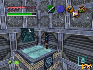 Ocarina of Time walkthrough - Water Temple - Zelda's Palace